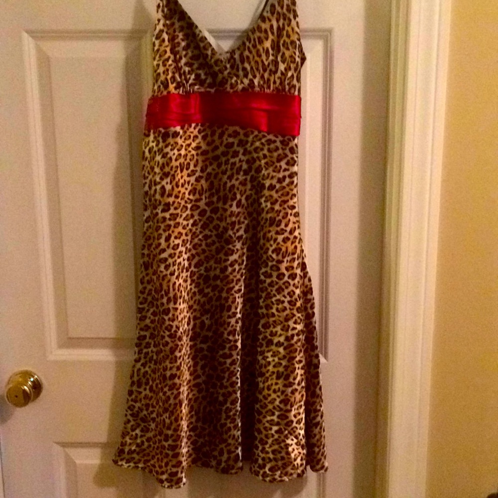 Satin like dress